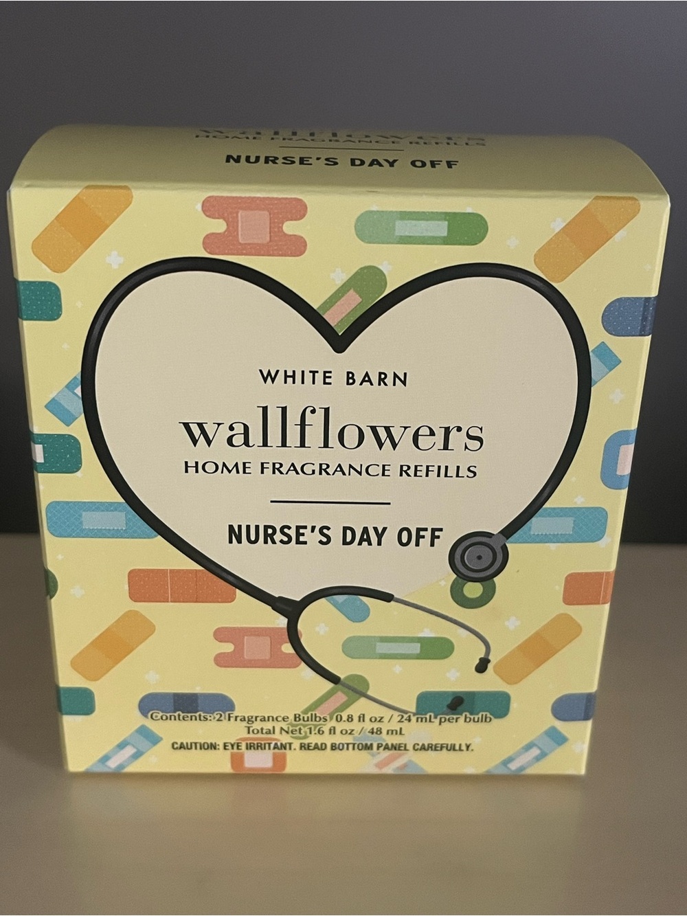 New Two Pack White Barn Bath Body Works Nurse’s Day Off Wallflowers Refills